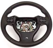 Volante IN Pelle per BMW M Multif. F10 F11 F12 F13 Nuovo Rivestimento