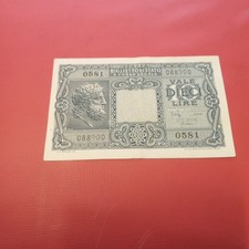 Italia Banconota 10 Lire Giove