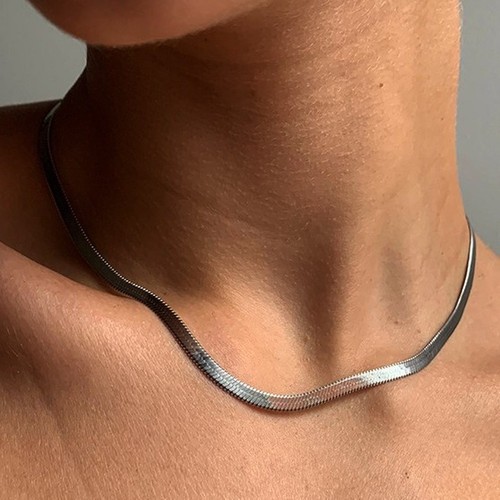 Collana acciaio titanio - in,