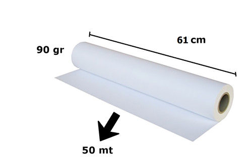Rotolo plotter cm 61 - rotolo, f.to