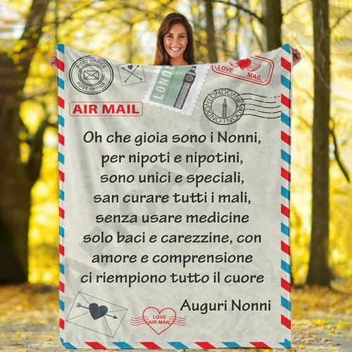 Festa dei nonni plaid - nonni, in