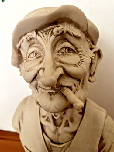 Scultura busto sigaro - , vintage