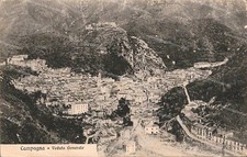 bf811 cartolina campagna veduta generale provincia di salerno