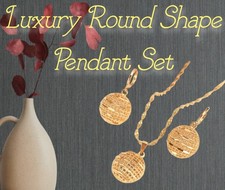 Set Ciondolo Forma Rotonda