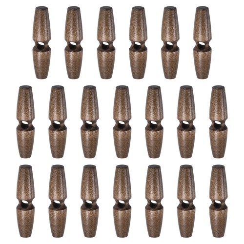 Pezzi bottoni legno 50mm - legno,