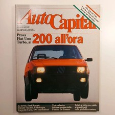 AUTO CAPITAL - Aprile 1985 - FIAT UNO TURBO i.e / VISA GTI / DE TOMASO PANTERA