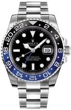 Rolex GMT-Master II Orologio Uomo Batman Acciaio Inox Quadrante Nero 116710BLNR-0002