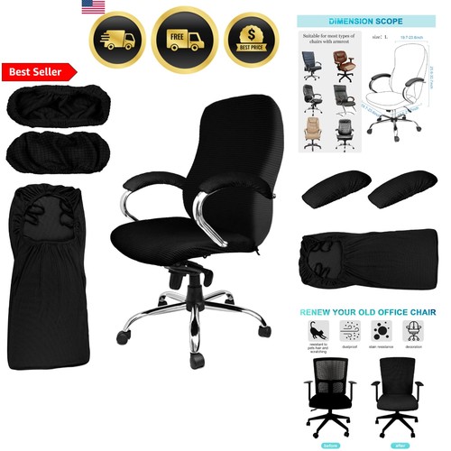 Set coprisedia ufficio nero - coprisedia,