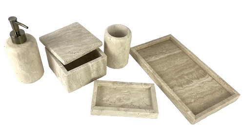 Set bagno zara home marmo - set,