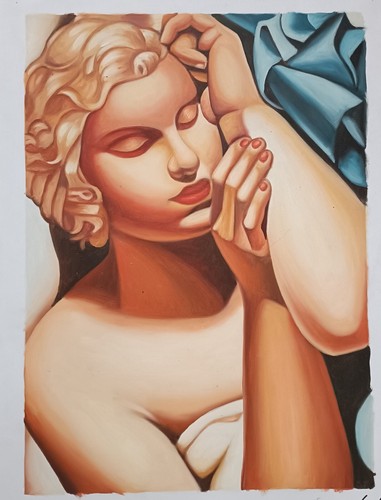 Dipinto moderno tamara - dipinto,