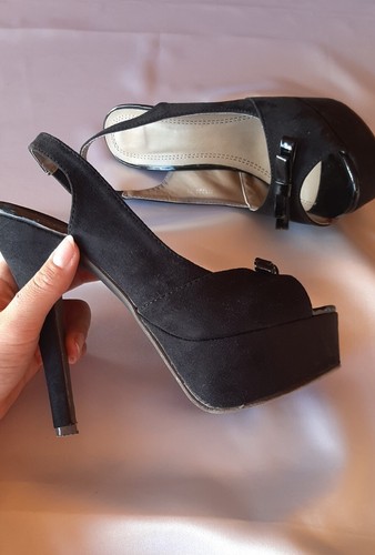 Scarpe nere eleganti con - , tacco