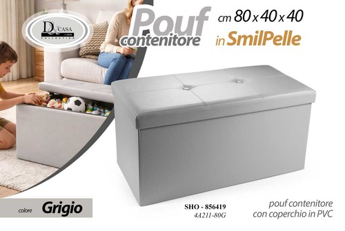 Pouf contenitore cassapanca - pouf,