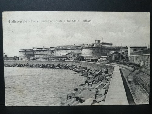 Cartolina civitavecchia forte - cartolina,
