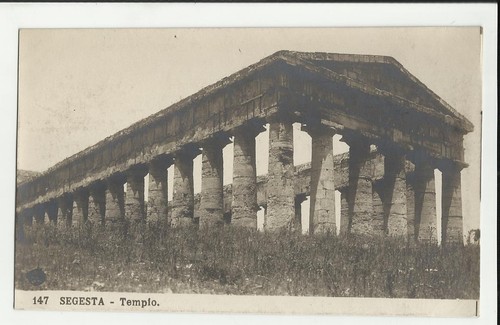 Segesta antica cartolina - antica,