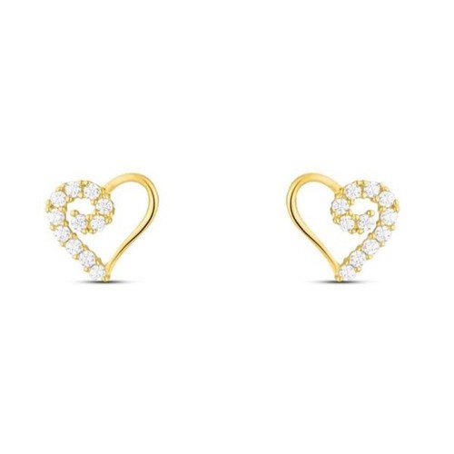 Orecchini donna cuore oro - donna,