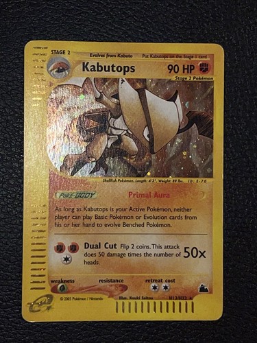 Kabutops 2003 pokemon card - kabutops,
