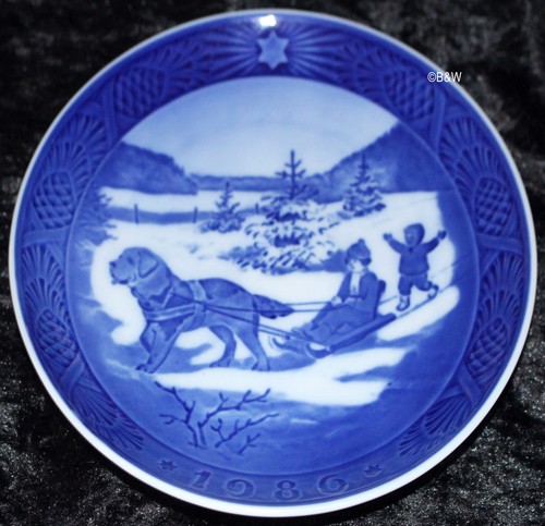 Piatto natale royal - di,