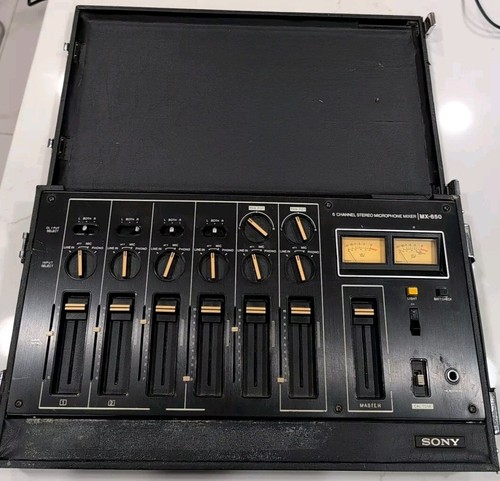 Sony 650 mixer microfono - sony,