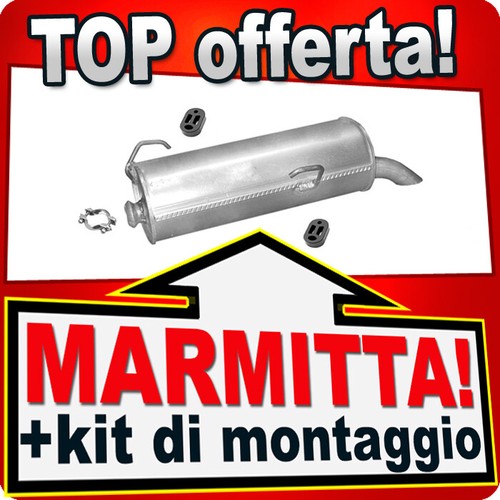 Silenziatore posteriore per - silenziatore,