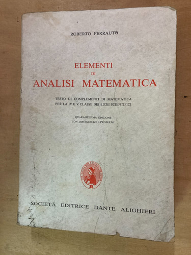 Elementi analisi matematica - analisi,