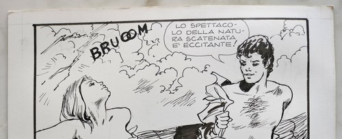 Milo manara tavola originale - manara,