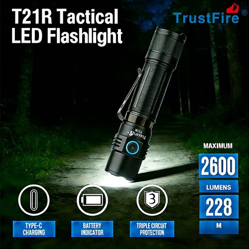 Trustfire torcia led tattica - trustfire,