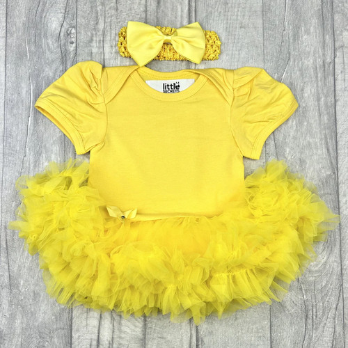 Vestito giallo tutù - , bambina