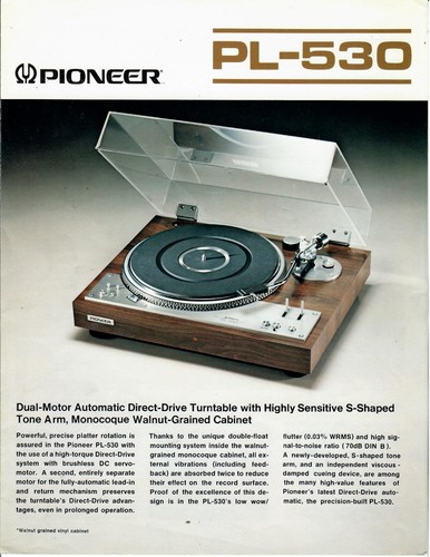 Pioneer 530 brochure - pioneer,