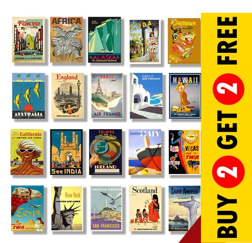 Poster vintage viaggio retrò - poster,