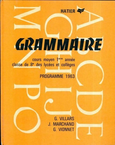 Grammaire cours moyen 1re - grammaire,