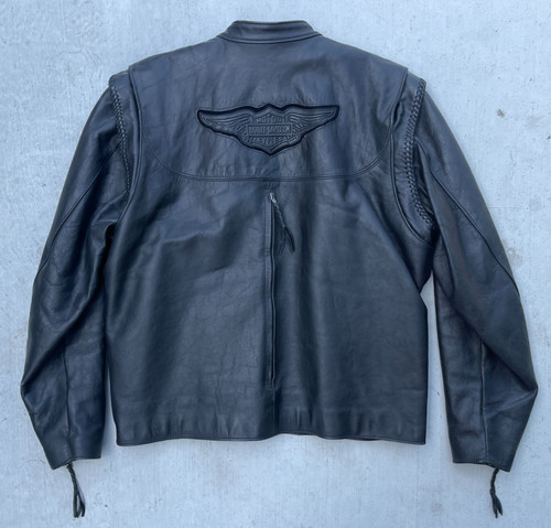 Giacca moto pelle - in,