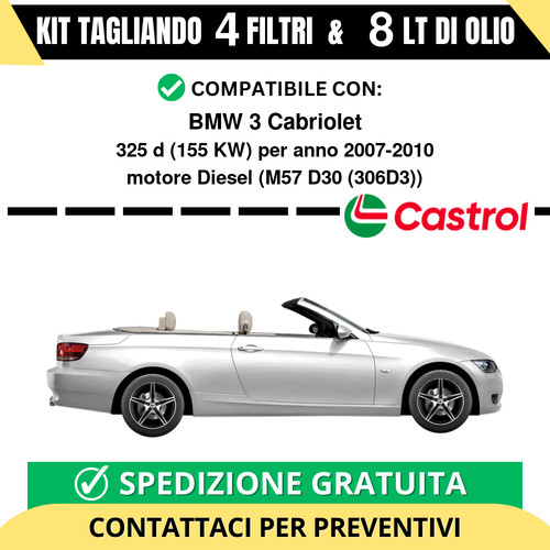 Tagliando per bmw cabriolet - bmw,