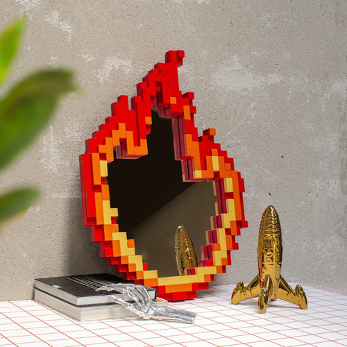 Seletti pixel mirror flame - seletti,