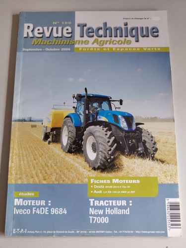 Revue technique tracteur new - revue,