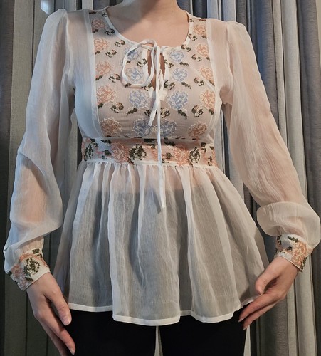 Camicia blusa trasparente - blusa, da