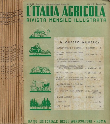 Italia agricola rivista - l'italia, agricola.