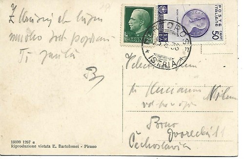 1936 portorose istria 50c - portorose,