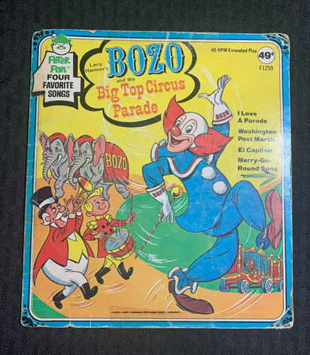 1973 bozo big - top, circus