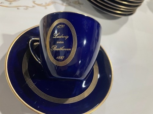 Set tazzine con piattini dolce - tazzine,
