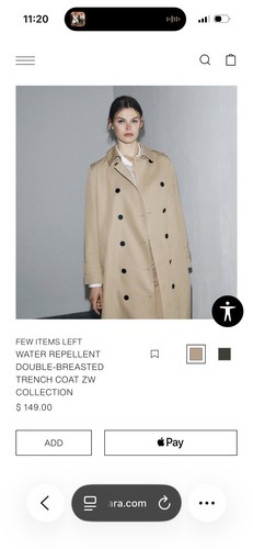Zara trench coat women - coat,