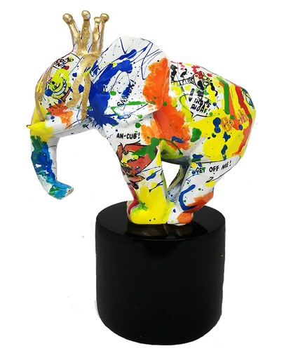 Elefante king jumbo pop art - king,