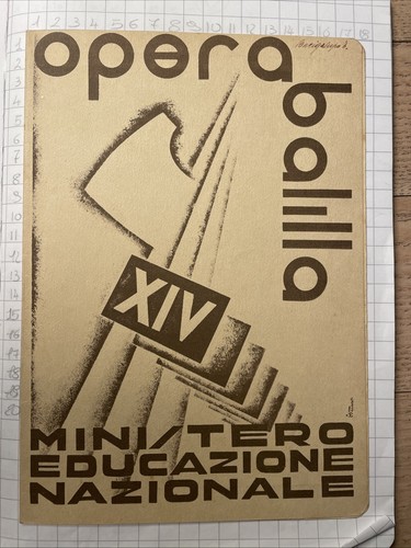 Antica pagella scolastica - antica,