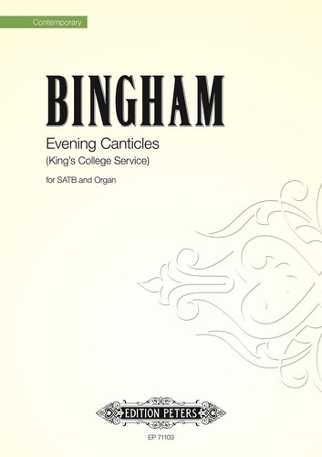 Evening canticles organ mixed - canticles, organ,