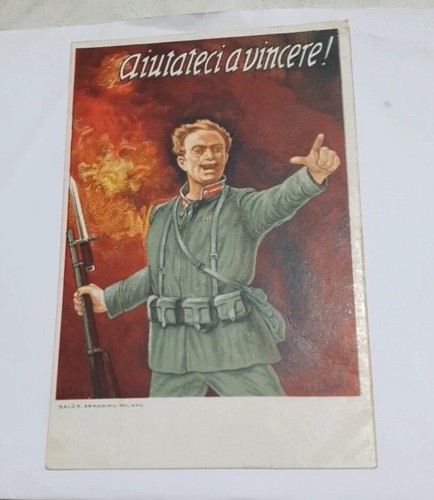 Cartolina militare illustrata - cartolina,