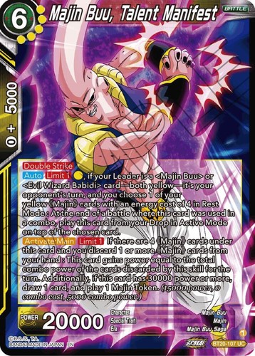 Majin talent manifest - talent,