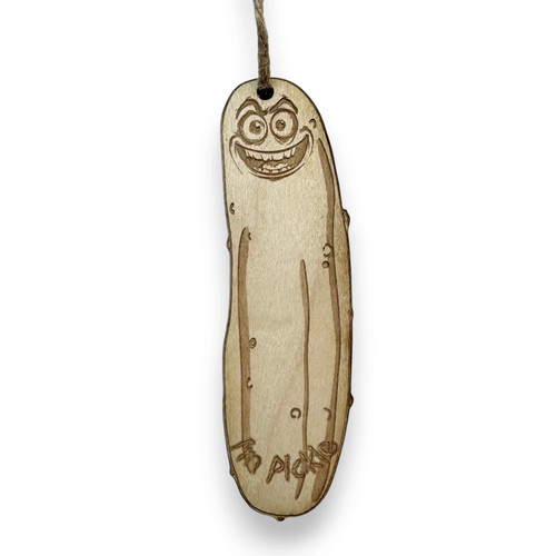 Ornamento pickle legno - ornamento, im