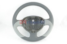 Volante pelle grigio con - in,