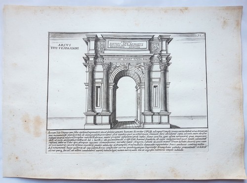 Stampa old print romanae - stampa,