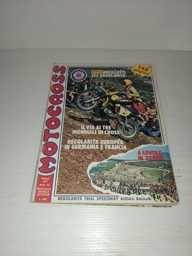 Moto cross maggio 1977 - moto,