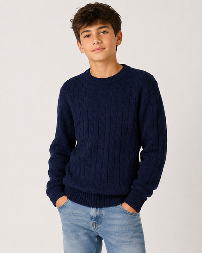 Maglione ragazzo girocollo - maglione,